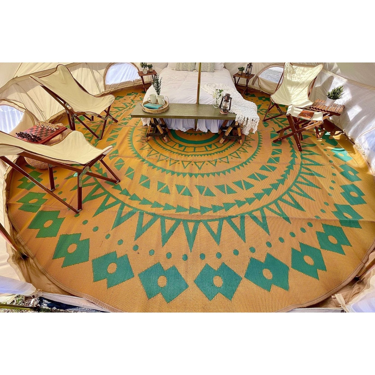 16' (5M) Boho Bell Tent Floor Matting Cover