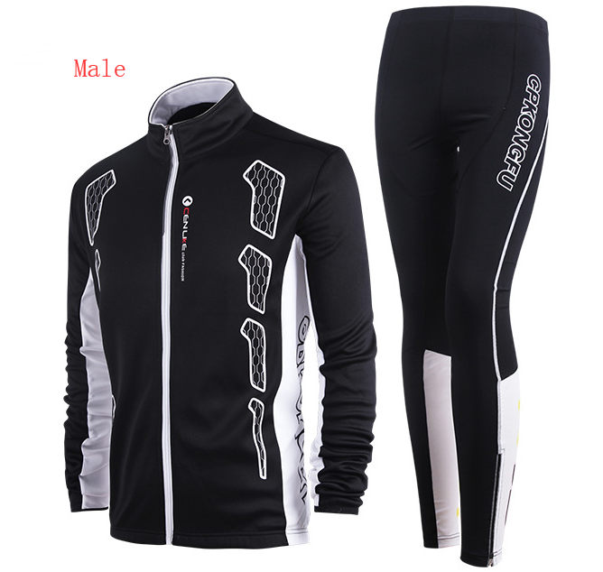 Spring and autumn bicycle Jersey long-sleeved suit men and women models mountain bike team version of clothes autumn and winter coat - Blue Force Sports