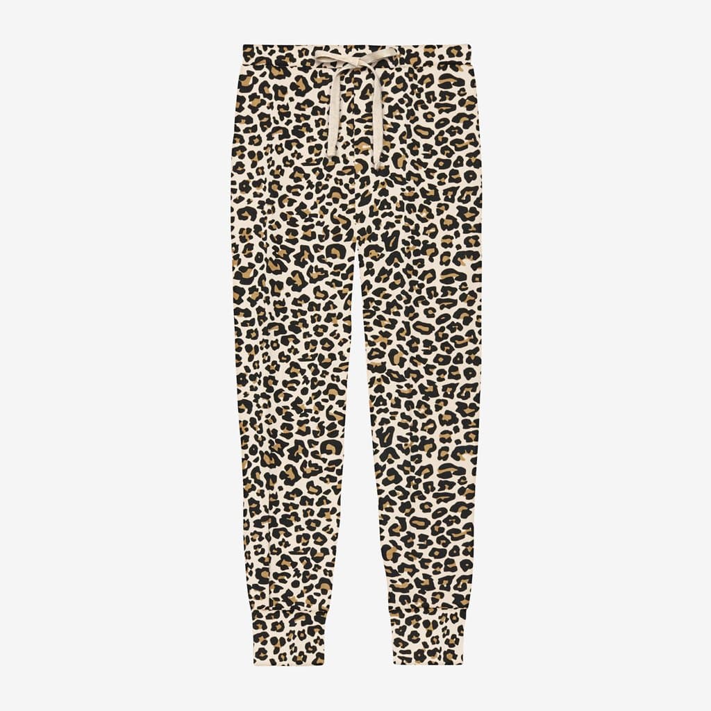 Lana Leopard Tan Women's Short Sleeve Loungewear