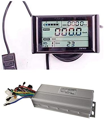 NBPOWER 72V 40Amax Brushless DC Motor Controller Ebike Controller +72V SW900 LCD Display One Set,Used for E-Bike Kit, Electric Bicycle Conversion kit, Electric Bicycle Part & Accessories.