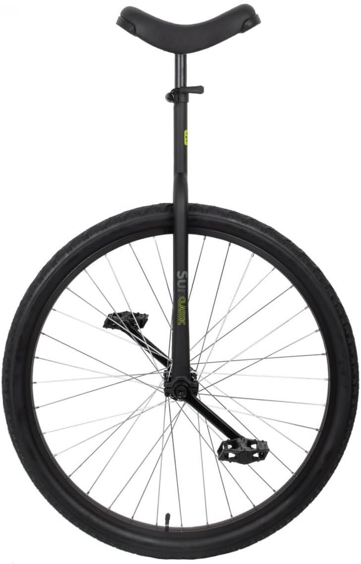 Unicycle Sun Classic 29in Matte Black 29 inch Uni Onewheel Fun Super Well Built Strong 29" Gift Birthday Present Christmas Father's Day Any Best Unicycles
