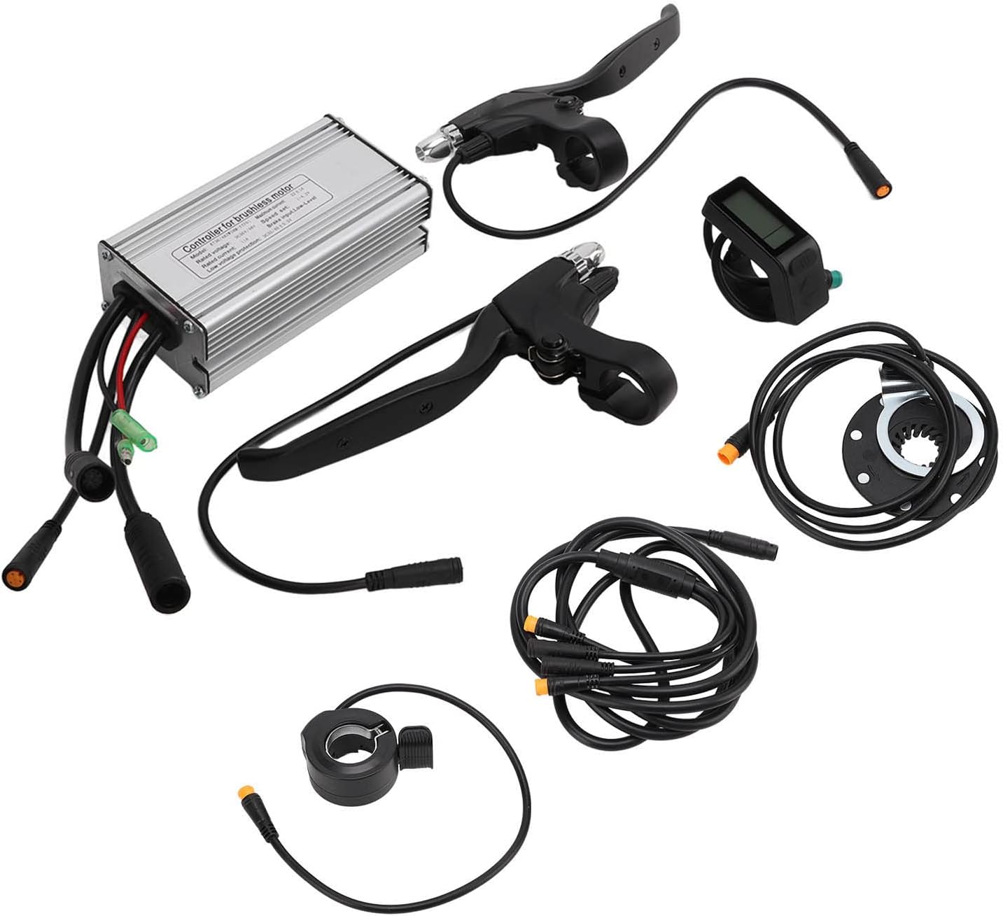 Ebike Controller, Brushless Motor Controller - 36v/48v 500w Brushless Dc Motor Speed Controller Replacement Powerful Heat Dissipation for Electric Bike Conversion