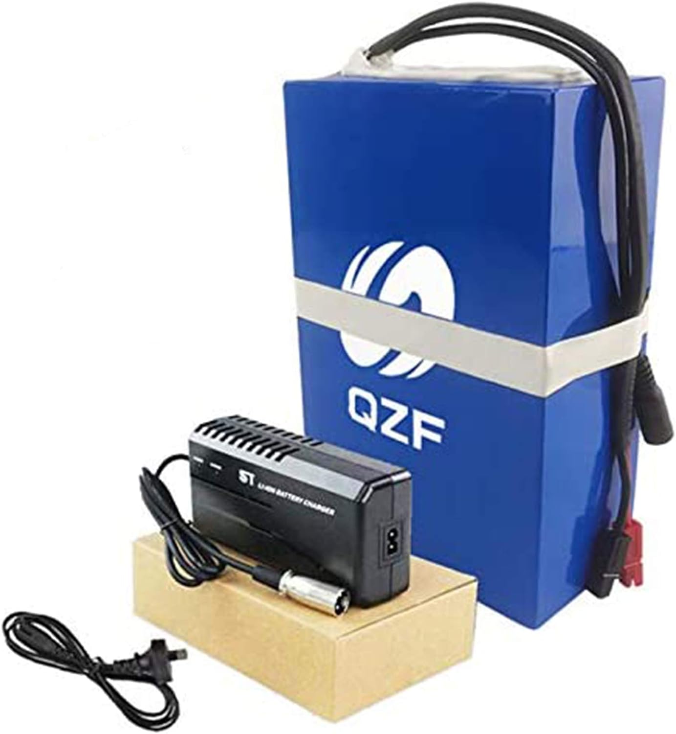 36V 10Ah/15Ah Ebike Battery, Waterproof PVC Lithium Battery, Electric Bike Battery with Charger and 20A BMS Protection for 500W 350W 250W Motor Mountain Bicycle