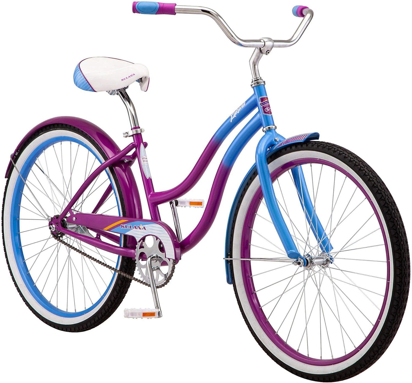 Kulana Lakona Youth and Adult Beach Cruiser Bike, Men and Women,26-Inch Wheel - $145