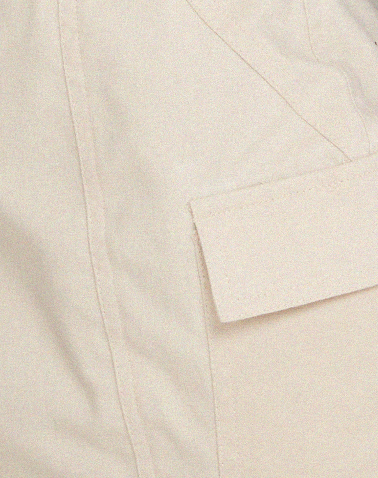 Ajeng Low Rise Cargo Mini Skirt in Ecru