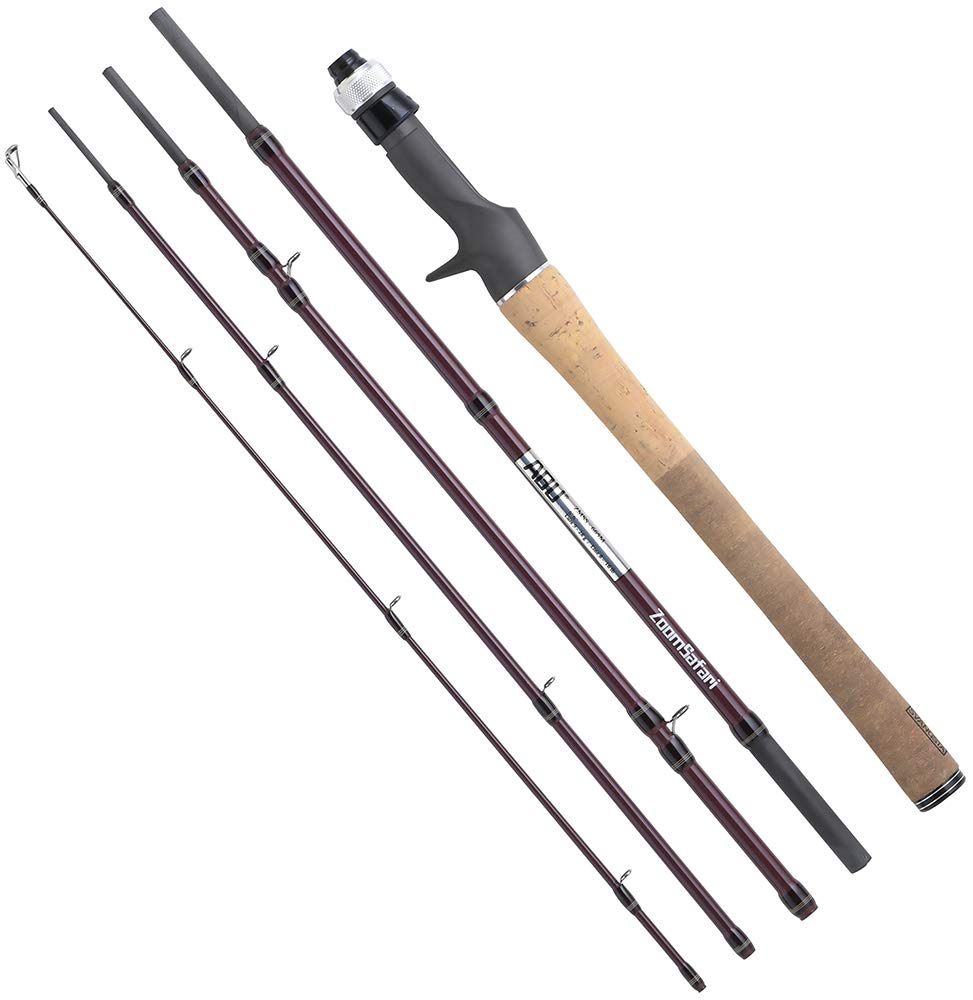 Abu Garcia Pack Rod Bait Zoom Safari ZMSC-665m 198cm 6.6ft-M 1546347 RoseViolet