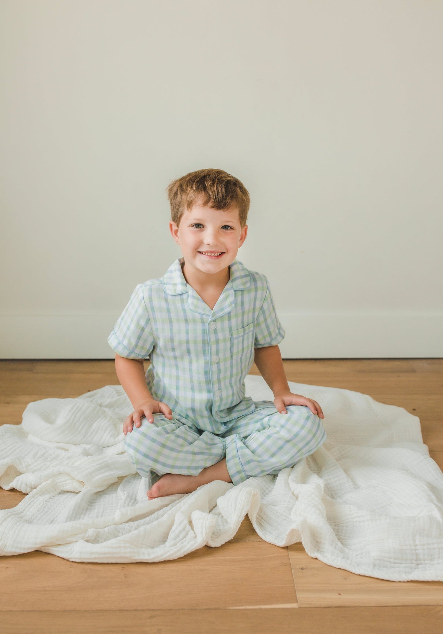 Classic Short Sleeve Pajama Set - Wingate Plaid