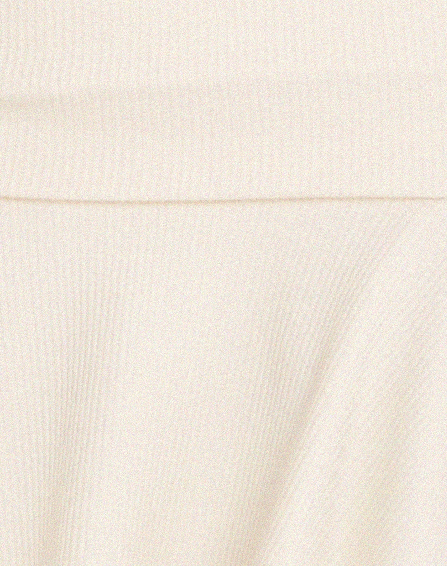 Orla Micro Mini Rib Skirt in Ivory