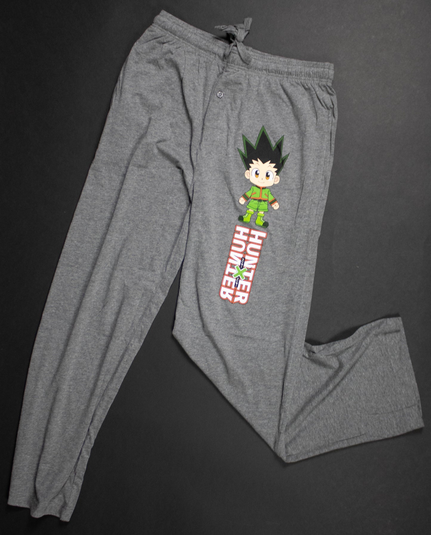 Gon (Hunter x Hunter) Chibi Style Heather Grey Unisex Lounge Pants