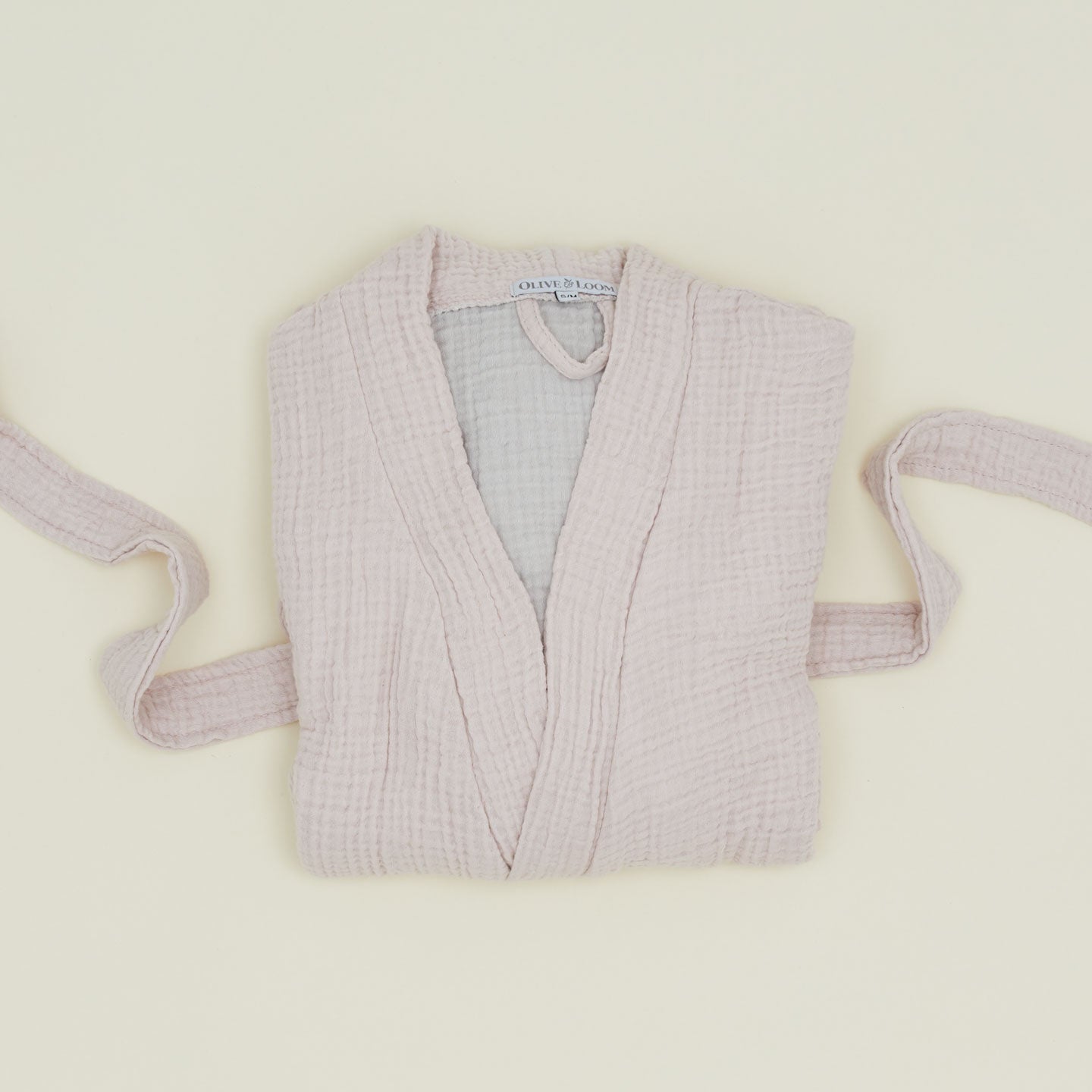 Cotton Gauze Bathrobe - Blush