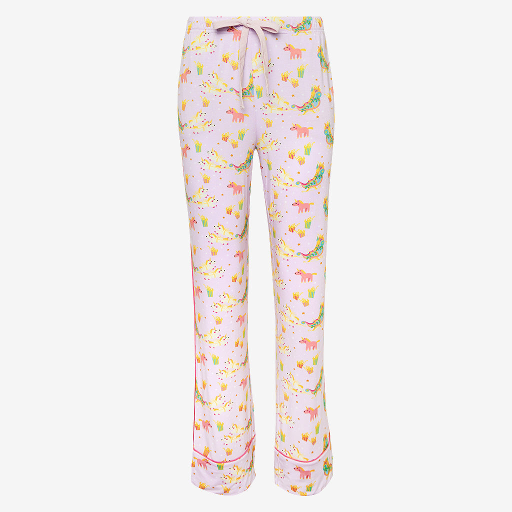 Glitterville™ Parisian Sleigh Women's Relaxed Pant Luxe Loungewear