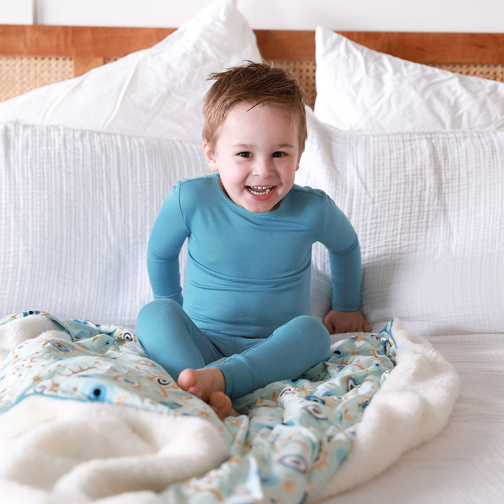 Celestial Blue Classic Pajama Set