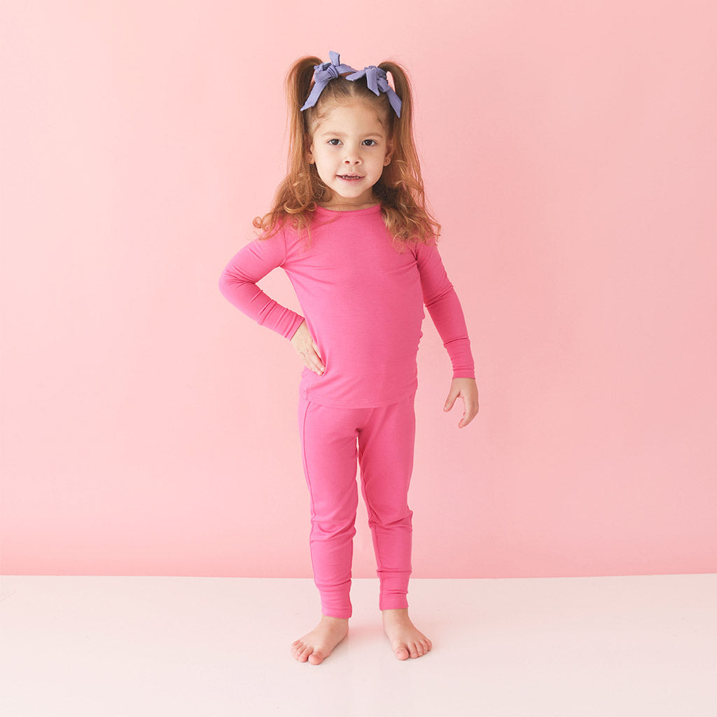 Posh Hot Pink Classic Pajama Set