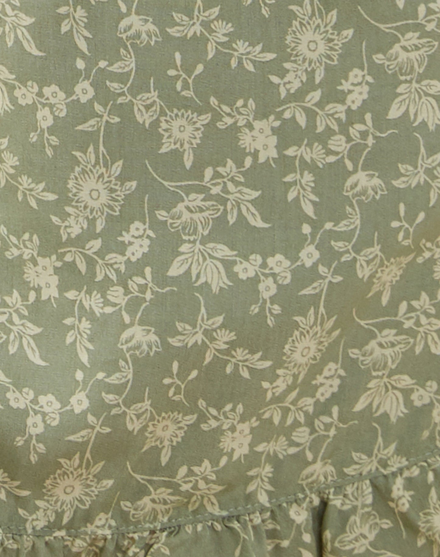 Ribay Mini Skirt in Ditsy Floral Green