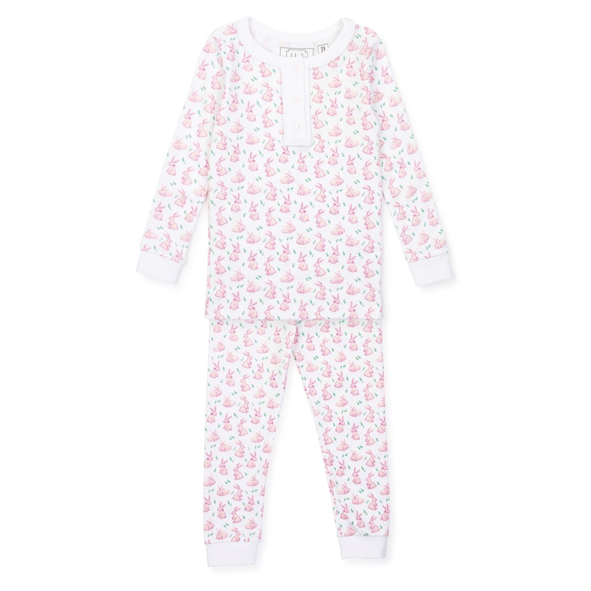 Alden Pajama Set - Bunny Hop Pink