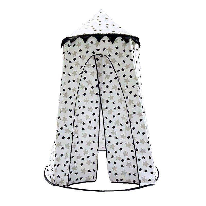 Black and White Star Pop Up Playhouse Toy for Kids