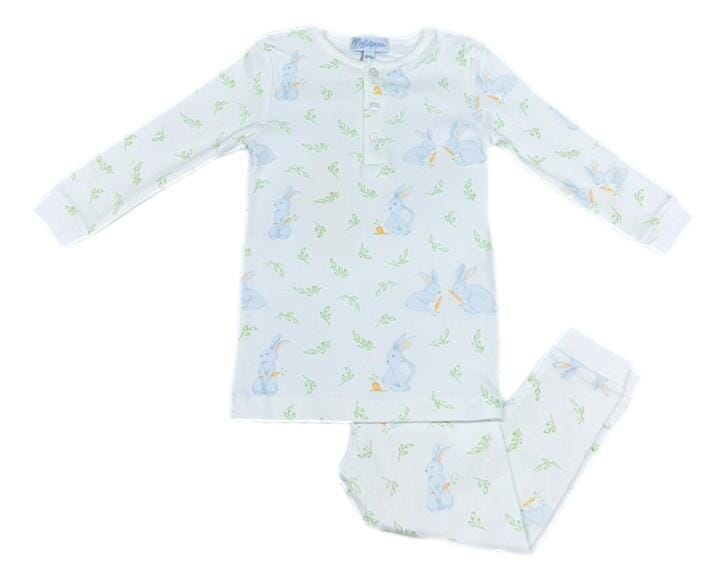 Blue Bunny Print Pajama