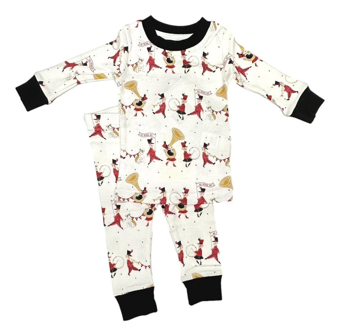 Bulldog Parade Pajama Set
