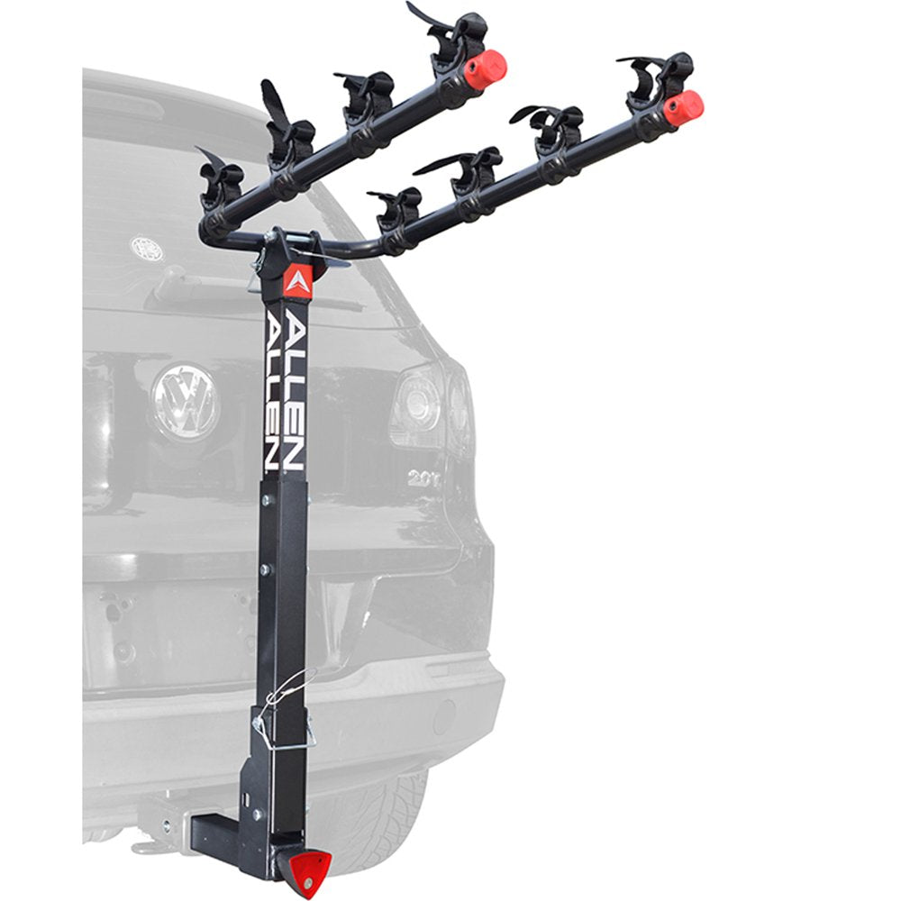 Allen Sports Deluxe Quick Install Locking 4-Bicycle Hitch Mounted Bike Rack Carrier, 542QR