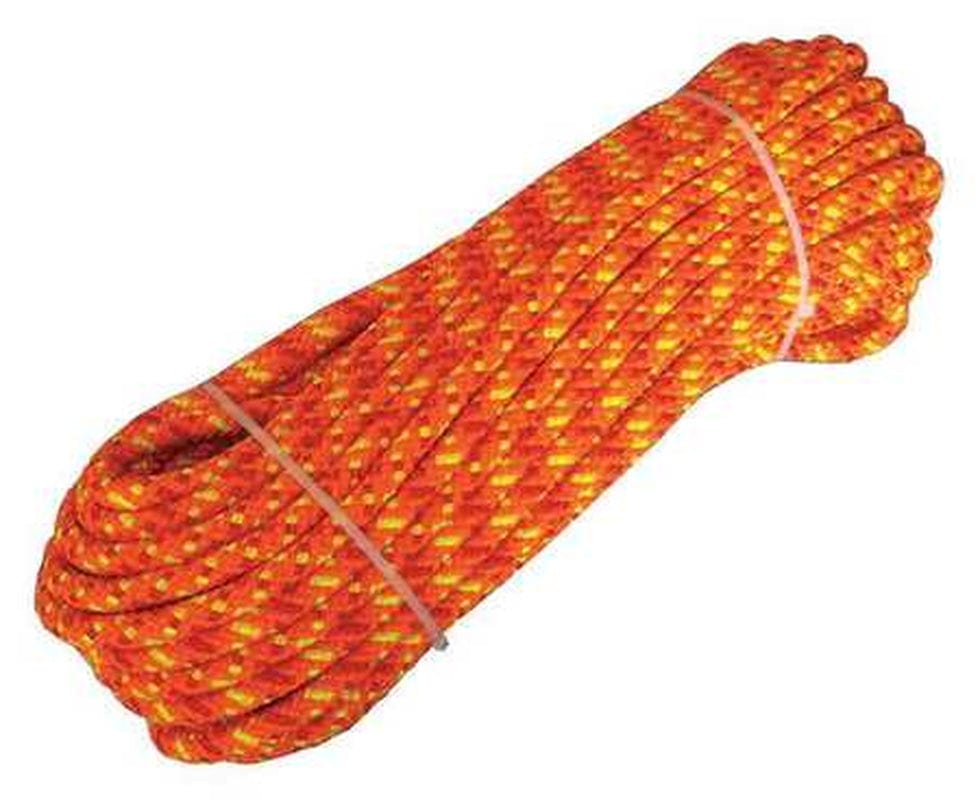 Climbing Rope,1/2 in X 150 Ft,12 Strand