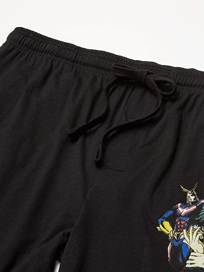 Deku & All Might (My Hero Academia) Black Unisex Lounge Pants