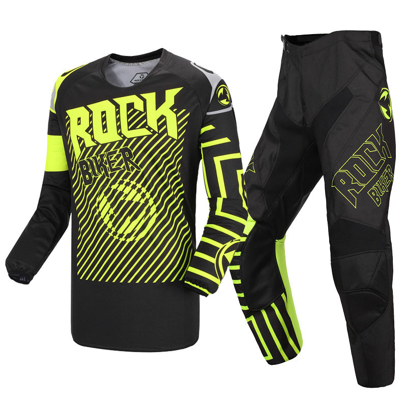 Cross-country Motorcycle Riding Suit, Bicycle Riding Speed Reduction Suit - Blue Force Sports