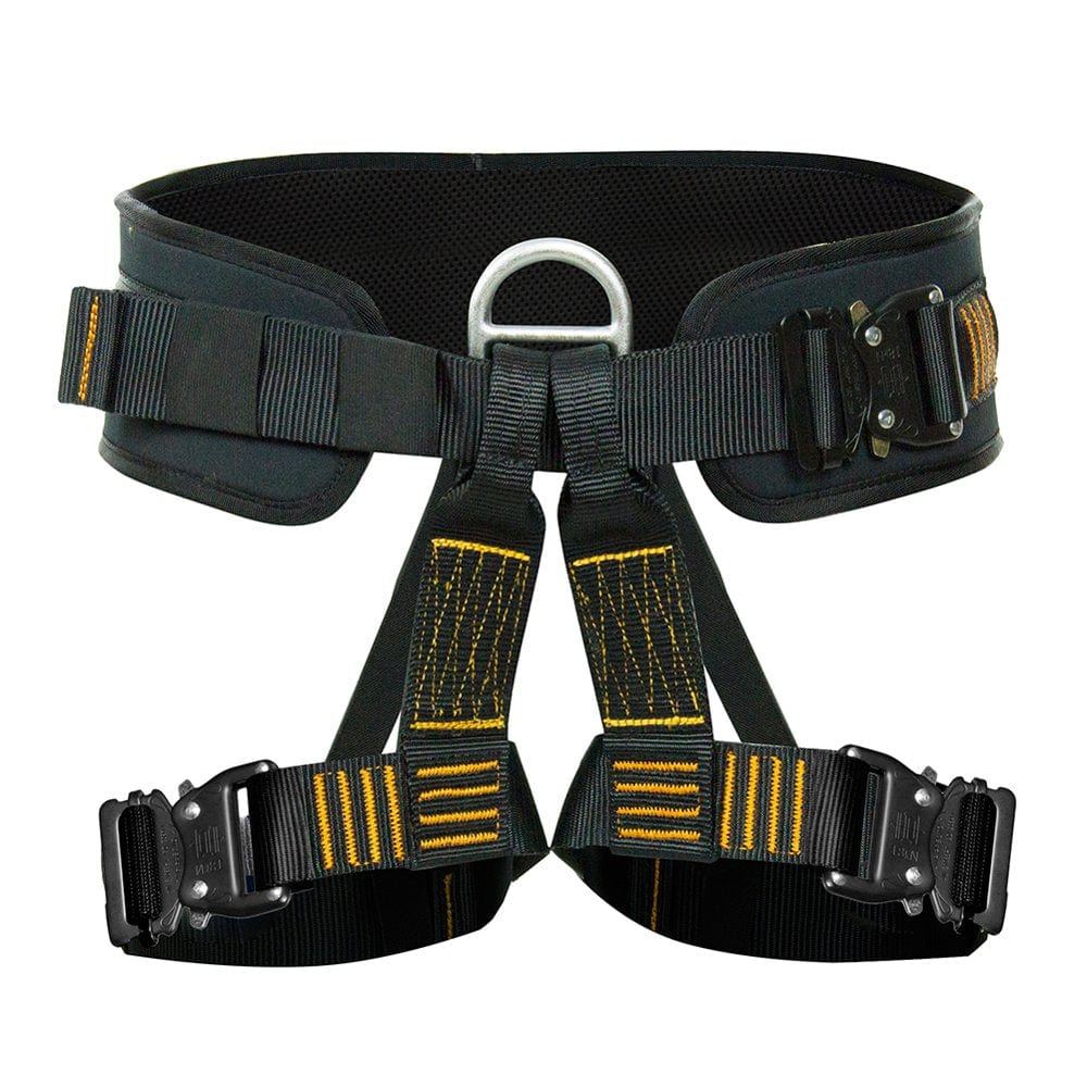 Fusion Climb Apollo III Military Tactical Padded Half Body Adjustable Zipline Harness 23Kn M/L Black