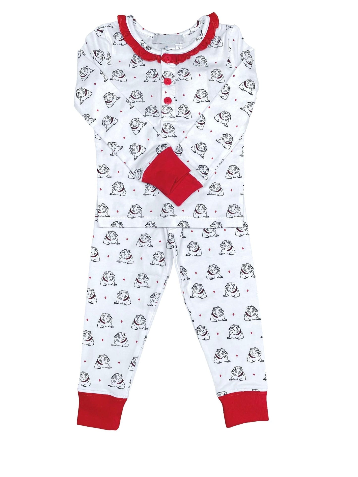 Georgia Bulldogs Pant Set Pajamas - Girls