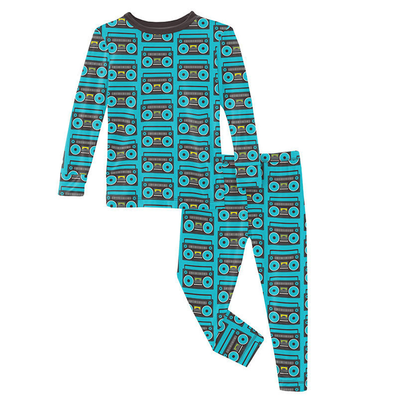 Kickee Pants Long Sleeve Pajama Set | Confetti Boom Box