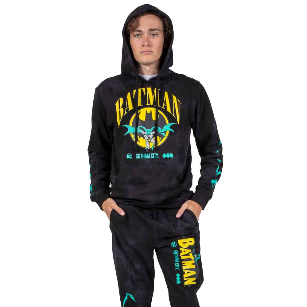 Batman (DC Comics) Acid Washed Hoodie & Joggers Set