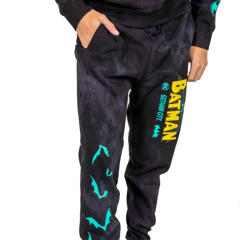 Batman (DC Comics) Acid Washed Hoodie & Joggers Set