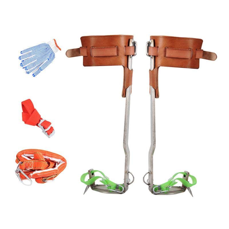 1/2Gears Tree Climbing Spike Set with Safety Belt for Camping Accessories Full