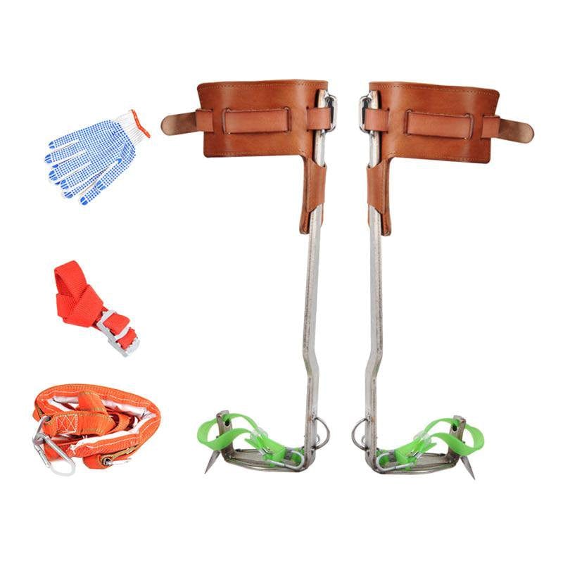 1/2Gears Tree Climbing Spike Set with Safety Belt for Camping Accessories Full