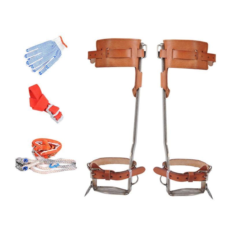 1/2Gears Tree Climbing Spike Set with Safety Belt for Camping Accessories Full