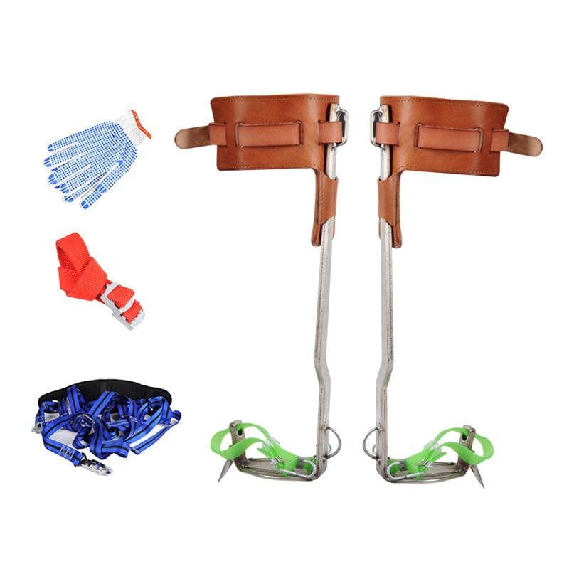 1/2Gears Tree Climbing Spike Set with Safety Belt for Camping Accessories Full