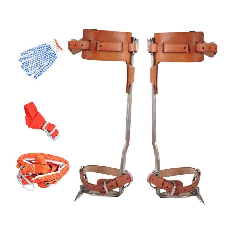 1/2Gears Tree Climbing Spike Set with Safety Belt for Camping Accessories Full