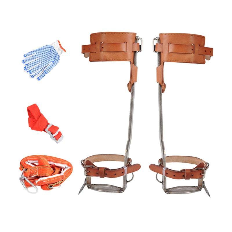 1/2Gears Tree Climbing Spike Set with Safety Belt for Camping Accessories Full
