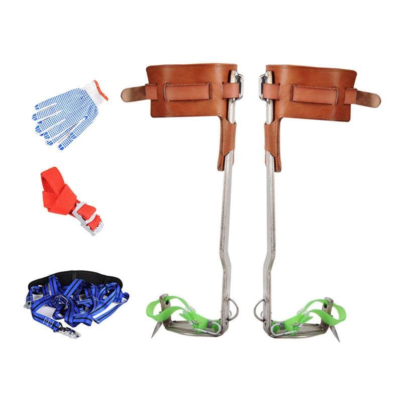1/2Gears Tree Climbing Spike Set with Safety Belt for Camping Accessories Full