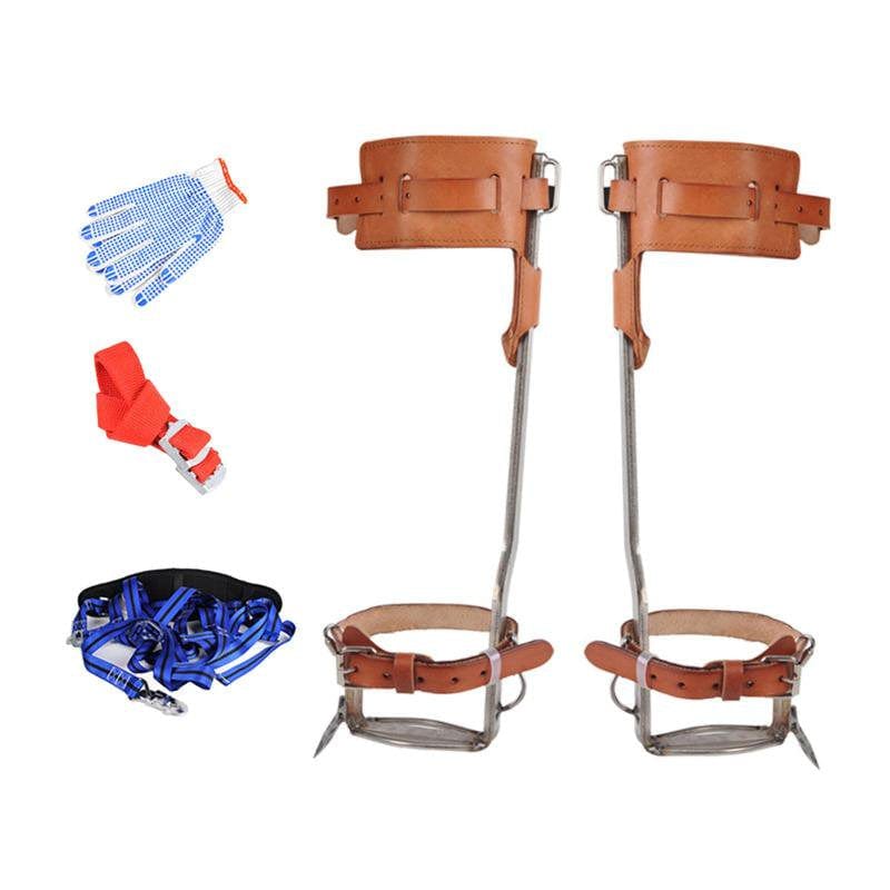 1/2Gears Tree Climbing Spike Set with Safety Belt for Camping Accessories Full