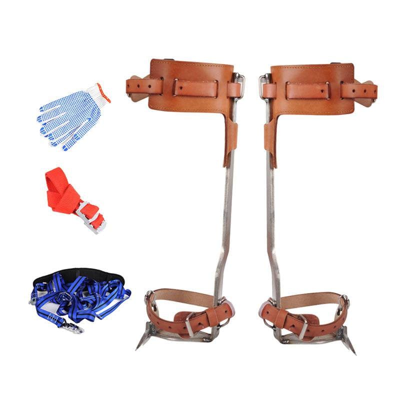 1/2Gears Tree Climbing Spike Set with Safety Belt for Camping Accessories Full
