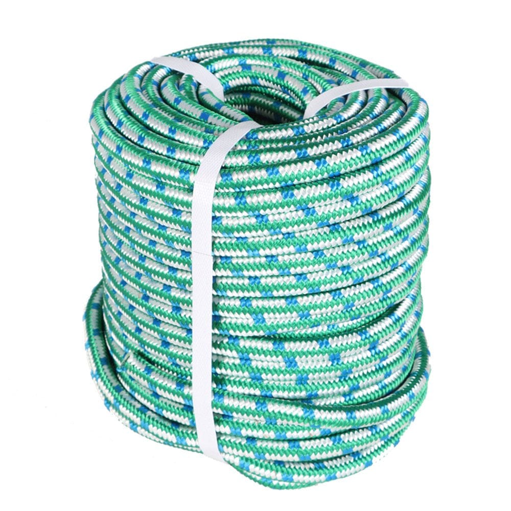 1/2Inch X150Ft Arborist Tree Climbing Rope 16 Strand Braided,Blue,White & Red