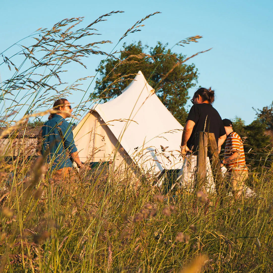 boutique camping CLASSIC CAMPING BELL TENT TIPI GLAMPING CANVAS