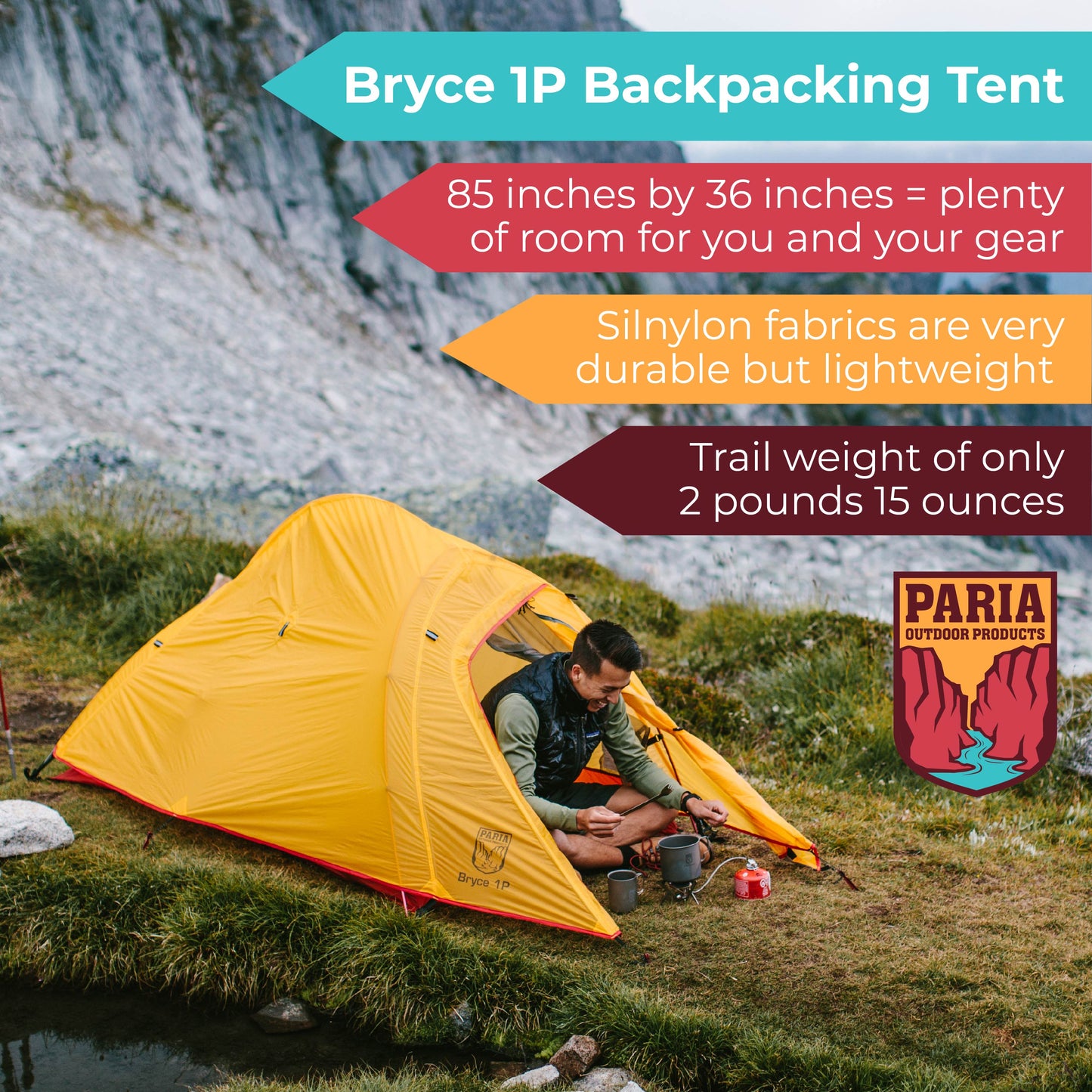 Bryce 1P and 2P Backpacking Tent