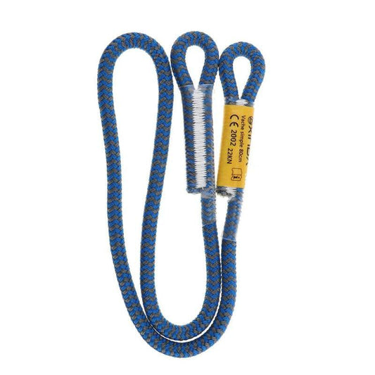 25KN 8Mm Prusik Rope Cord 80Cm/100Cm for Arborist Outdoor Climbing Caving Ziplining Mountaineering Canyoneering - Blue, 80Cm