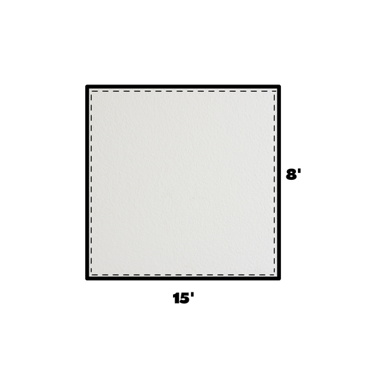 8x15 Universal Blockout Solid Sidewall