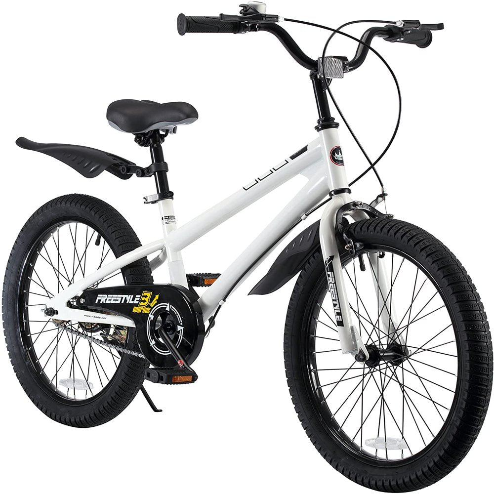 Royalbaby Freestyle Kids Bike 20 In. Girls and Boys Kids Bicycle Blue with Kickstand