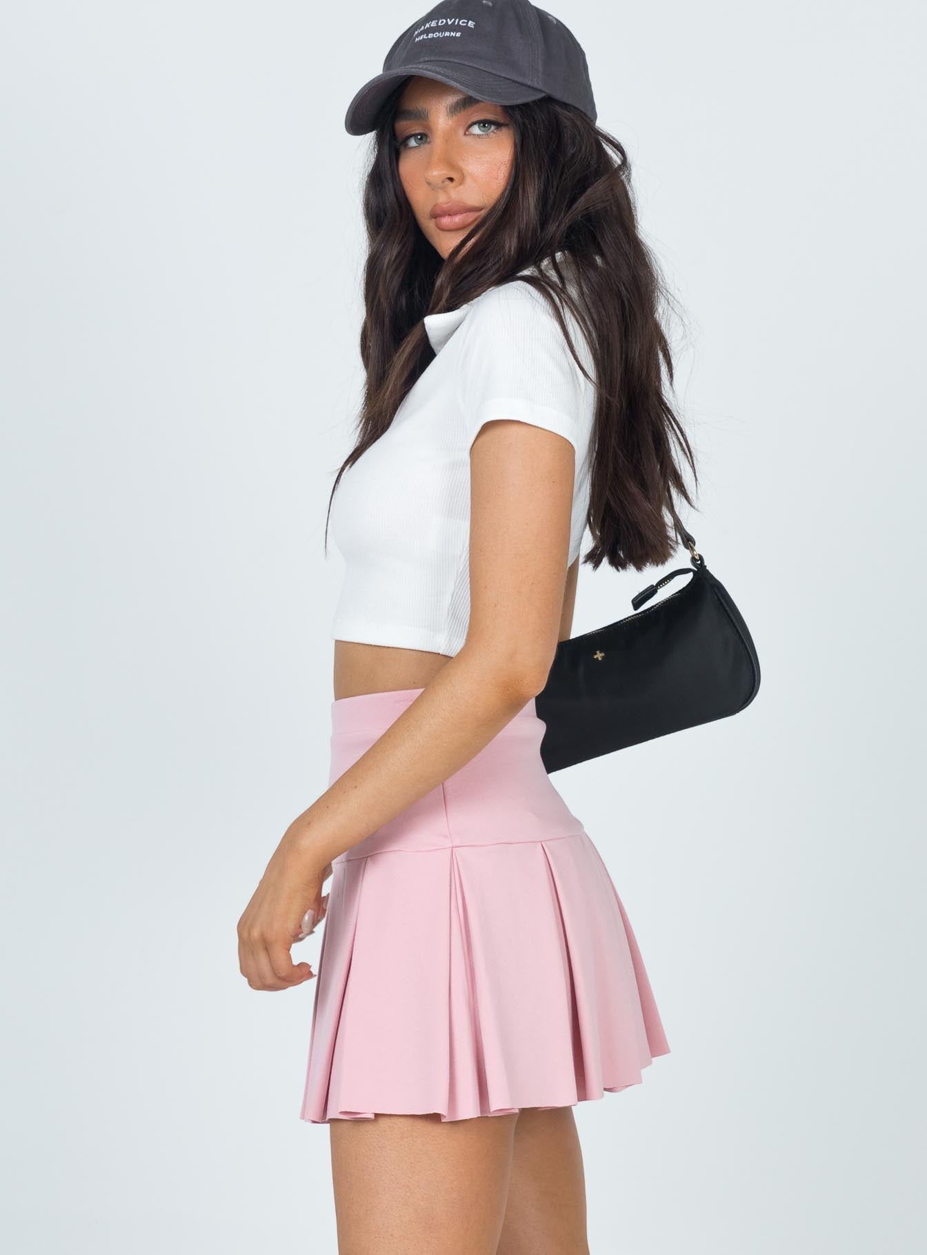 Rescue Me Pleat Skirt Pink