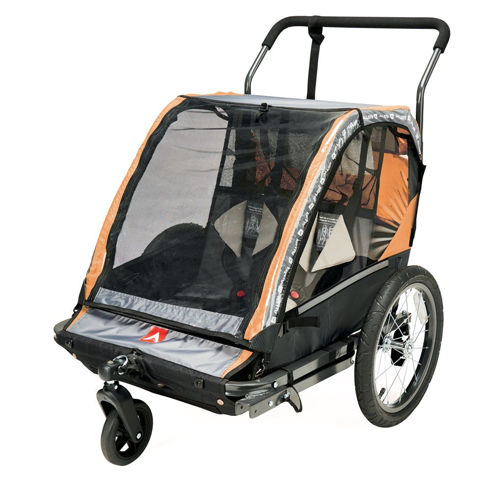Allen Sports 2-Child Bicycle Trailer and Stroller, Model AS2
