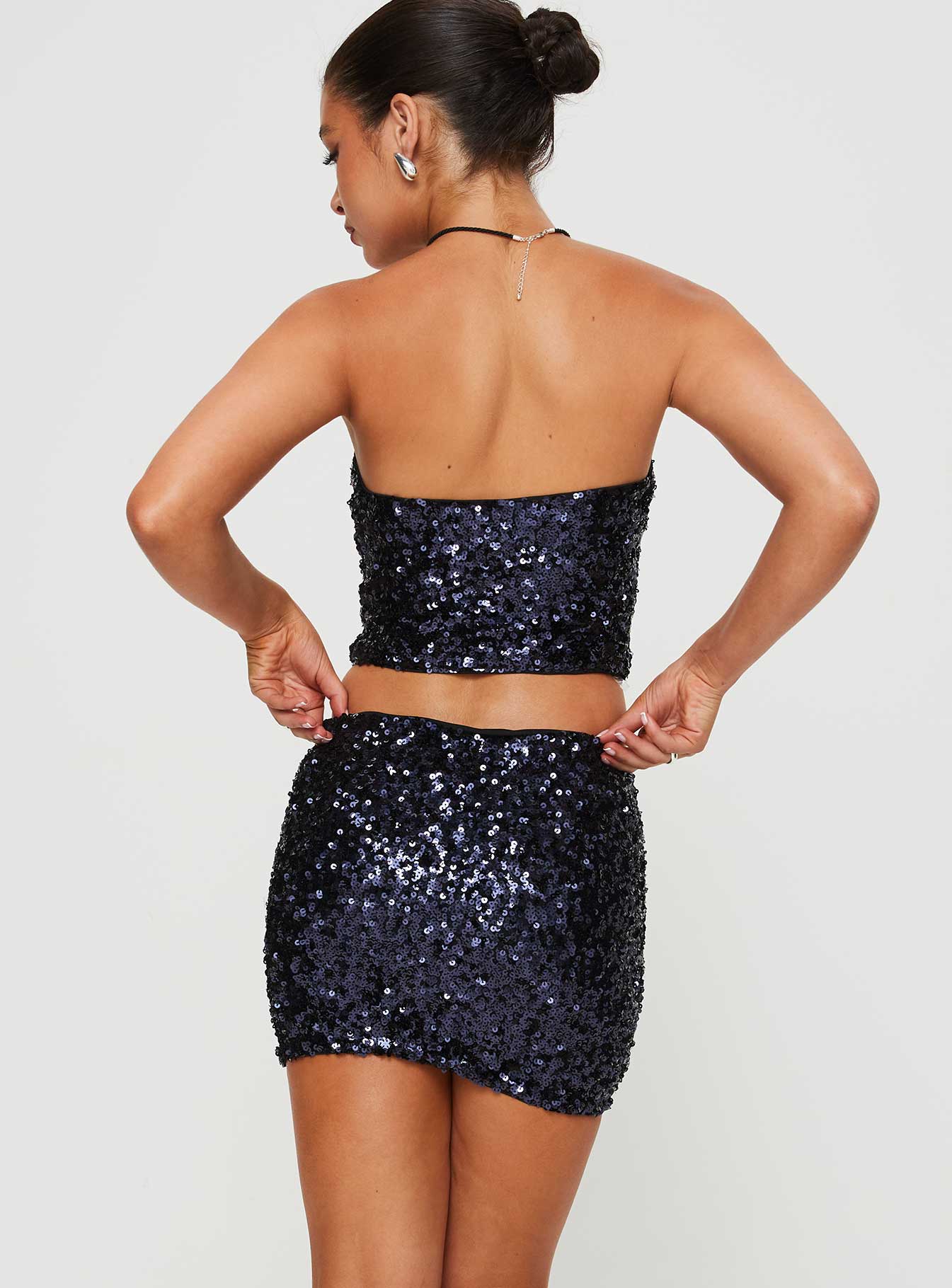 Moonlight Mini Skirt Navy