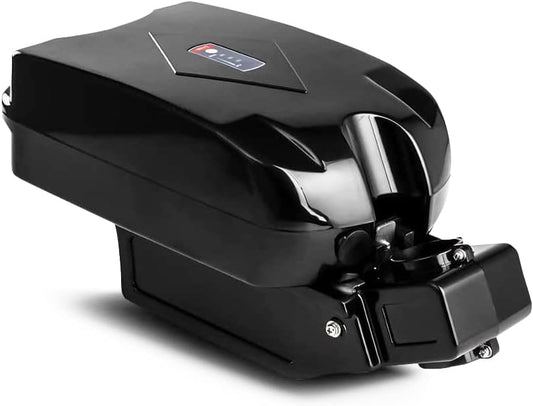 WILLQR E-Bike Battery Kit 24V 10Ah Electric Bicycle Battery Lithium-Ion Battery Frog Seat Post Battery with Holder and 2A Charger